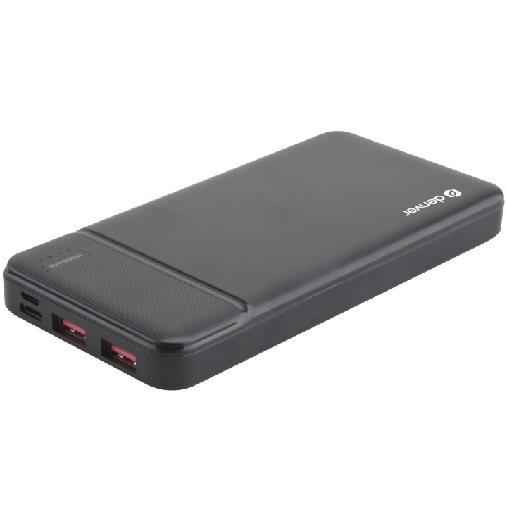 Denver Powerbank 10000mAh Quick Charg i gruppen SMARTPHONES & TABLETS / Opladere og kabler / Powerbanks hos TP E-commerce Nordic AB (A18603)