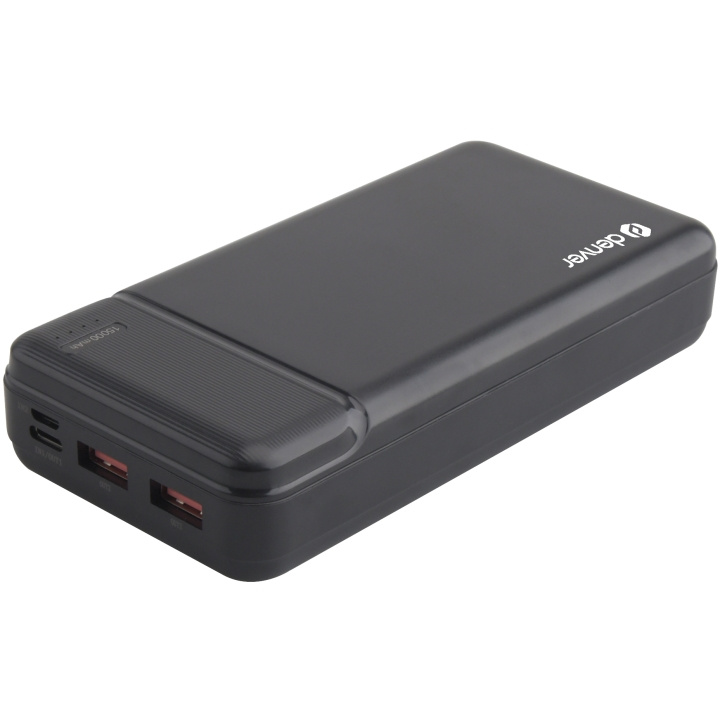 Denver Powerbank 15000mAh Quick Charg i gruppen SMARTPHONES & TABLETS / Opladere og kabler / Powerbanks hos TP E-commerce Nordic AB (A18604)