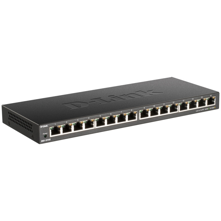 D-Link DGS-1016S 16-Port Gigabit Swit i gruppen COMPUTERTILBEHØR / Netværk / Switches / 10/100/1000Mbps hos TP E-commerce Nordic AB (A18622)