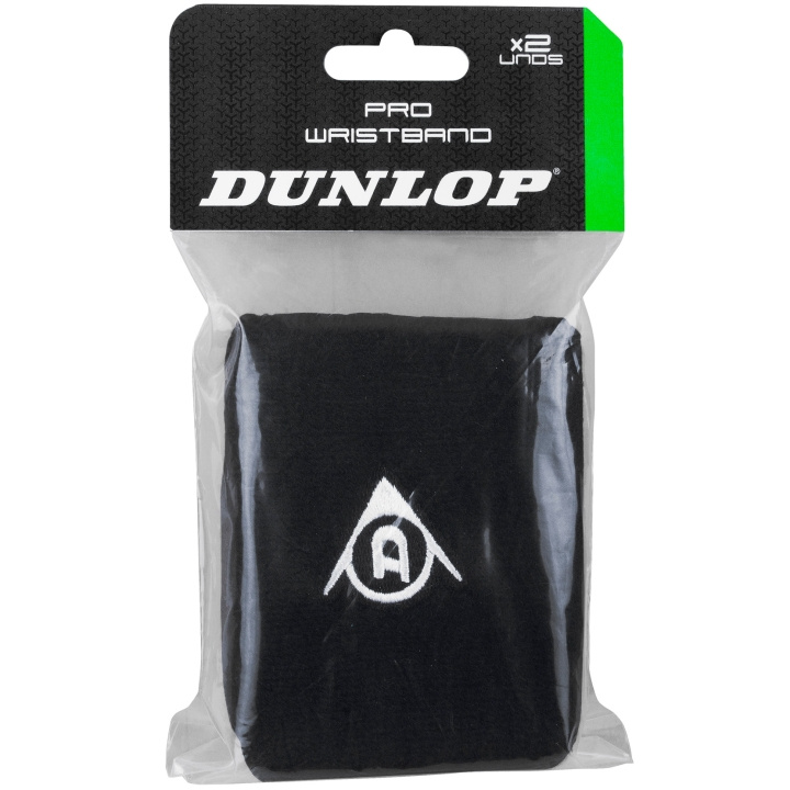 Dunlop Vristarmband PDL Pro Svart 2-P i gruppen SPORT, FRITID & HOBBY / Sportsudstyr / Padel tilbehør hos TP E-commerce Nordic AB (A18656)