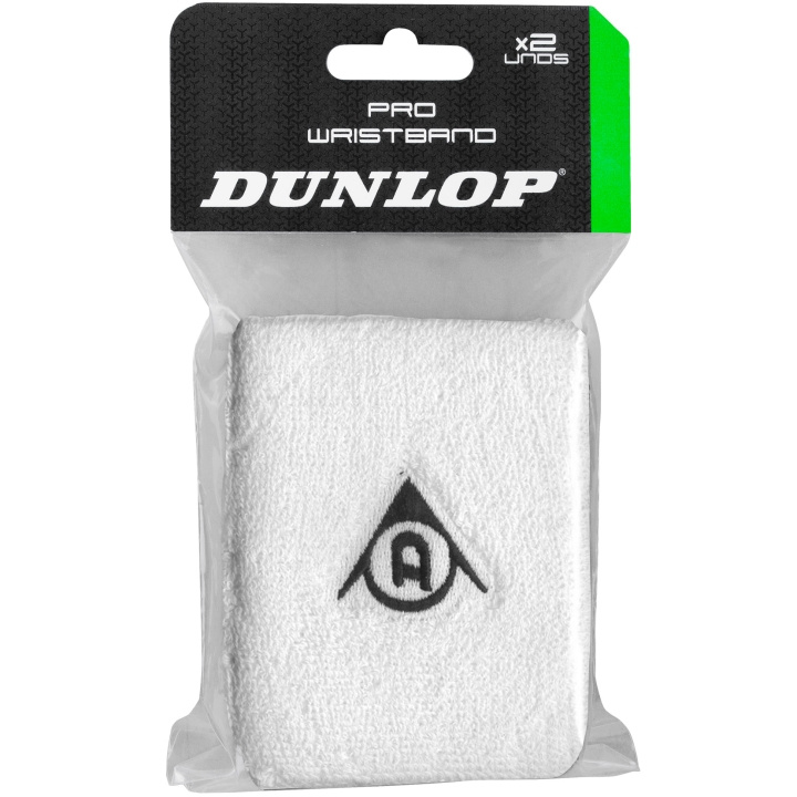 Dunlop Vristarmband PDL Pro Vit 2-Pac i gruppen SPORT, FRITID & HOBBY / Sportsudstyr / Padel tilbehør hos TP E-commerce Nordic AB (A18657)