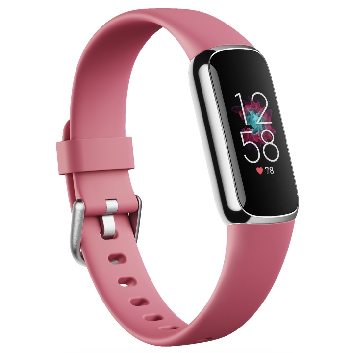 Fitbit Luxe, Orchid/Platinum i gruppen SPORT, FRITID & HOBBY / Smartwatch & Aktivitetsmåler / Aktivitetsarmbånd hos TP E-commerce Nordic AB (A18723)