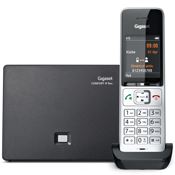 Gigaset Comfort 500 IP Flex i gruppen HJEMMEELEKTRONIK / Lyd & billede / Fast telefoni / Trådløse telefoner hos TP E-commerce Nordic AB (A18741)