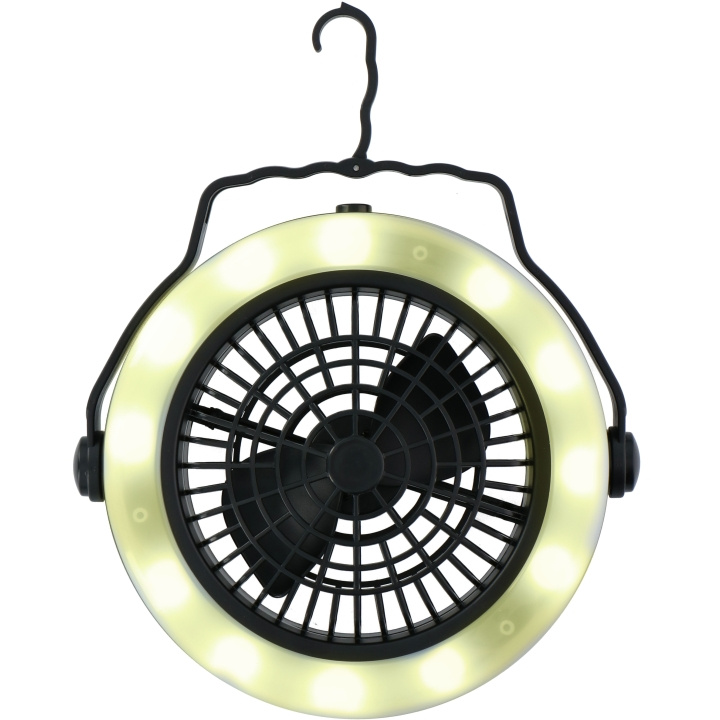 Grundig Campinglampa med Fläkt i gruppen SPORT, FRITID & HOBBY / Friluftsliv / Campinglys hos TP E-commerce Nordic AB (A18746)