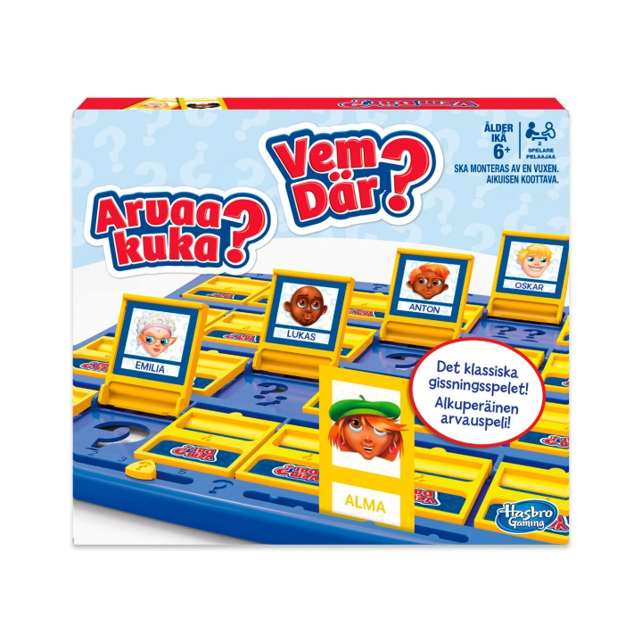 Hasbro Gæt hvem SE/FI i gruppen LEGETØJ, BØRN & BABY / Spil / Brætspil hos TP E-commerce Nordic AB (A18780)