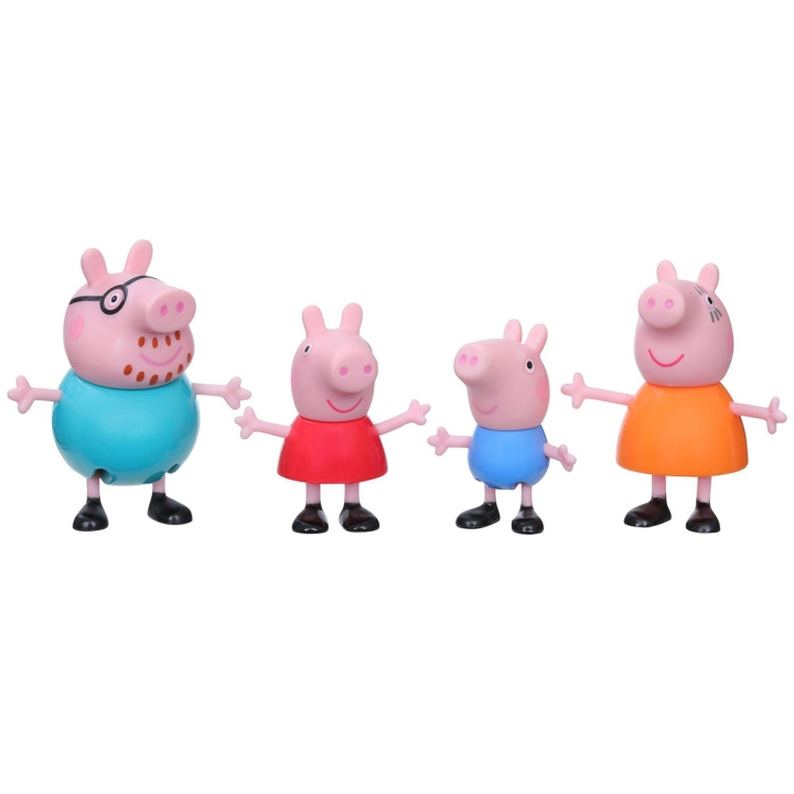 Hasbro Peppa Pig Peppa\'s Family 4-Pac i gruppen LEGETØJ, BØRN & BABY / Legetøj / Figurer & miniaturer hos TP E-commerce Nordic AB (A18795)