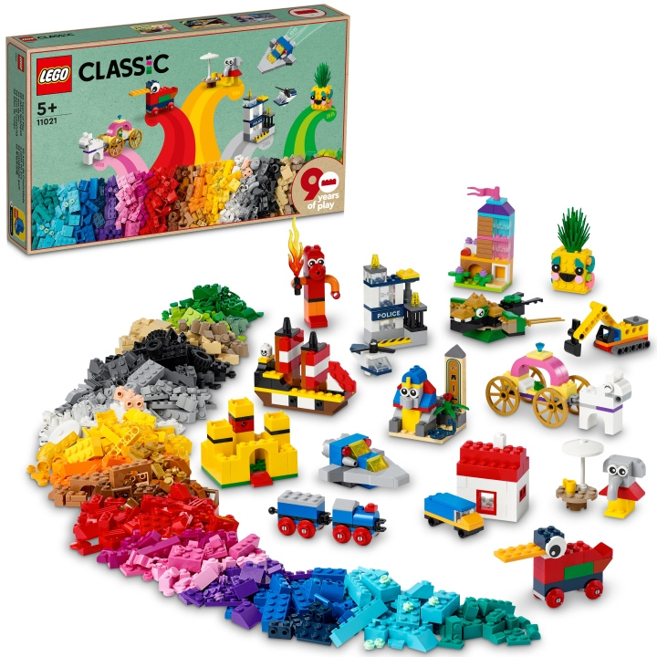 LEGO Classic - 90 år av lek 11021 i gruppen LEGETØJ, BØRN & BABY / Legetøj / Bygge legesager / Lego hos TP E-commerce Nordic AB (A18930)