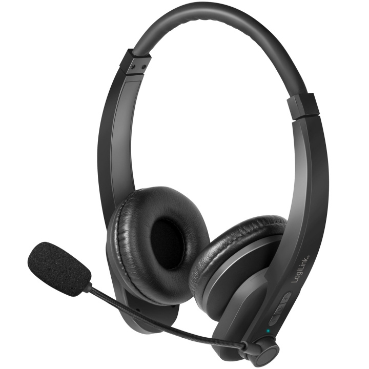 LogiLink Bluetooth-headset Stereo i gruppen COMPUTERTILBEHØR / Computer Tilbehør / Headset hos TP E-commerce Nordic AB (A19032)