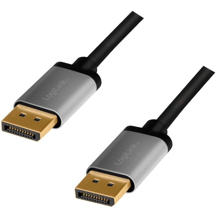 LogiLink DisplayPort-kabel 4K/60Hz Alum i gruppen COMPUTERTILBEHØR / Kabler og adaptere / DisplayPort / Kabler hos TP E-commerce Nordic AB (A19033)