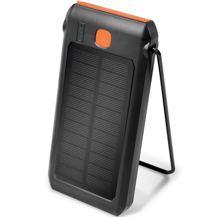 LogiLink Solcells-Powerbank 10.000mAh P i gruppen SMARTPHONES & TABLETS / Opladere og kabler / Powerbanks hos TP E-commerce Nordic AB (A19059)