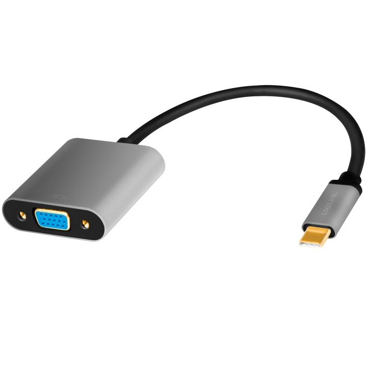 LogiLink USB-C -> VGA-adapter VGA,1080p i gruppen COMPUTERTILBEHØR / Kabler og adaptere / DVI / Adaptere hos TP E-commerce Nordic AB (A19066)