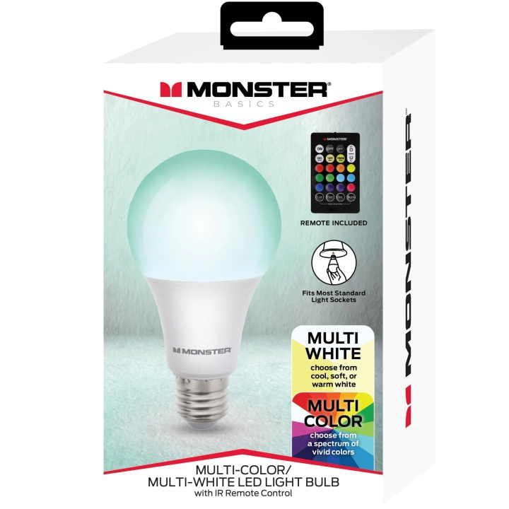 Monster LED-lampa E27 RGB med färr i gruppen HJEMMEELEKTRONIK / Lys / LED lamper hos TP E-commerce Nordic AB (A19112)