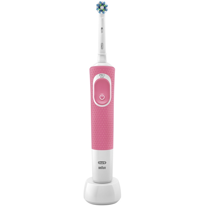 Oral B Eltandborste Vitality 100 Pink i gruppen SKØNHED & HELSE / Oral pleje / Elektriske tandbørster hos TP E-commerce Nordic AB (A19171)