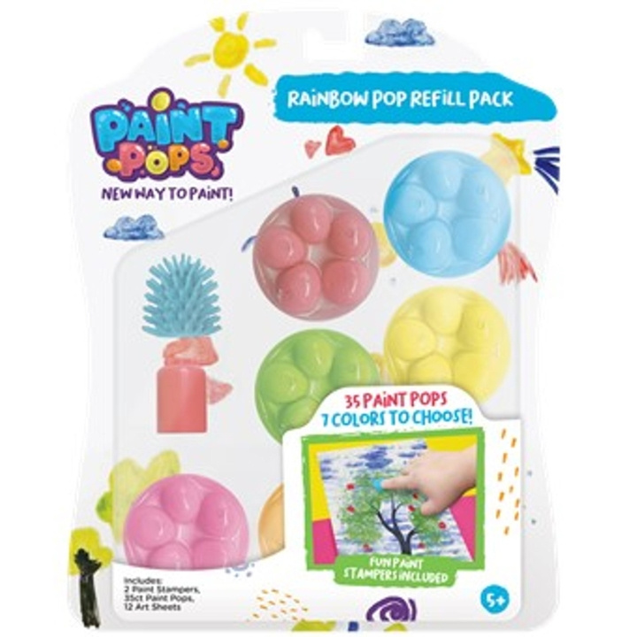 Paint Pops Paint Pops Rainbow Pop Refill i gruppen LEGETØJ, BØRN & BABY / Legetøj / Tegne og tælle hos TP E-commerce Nordic AB (A19175)