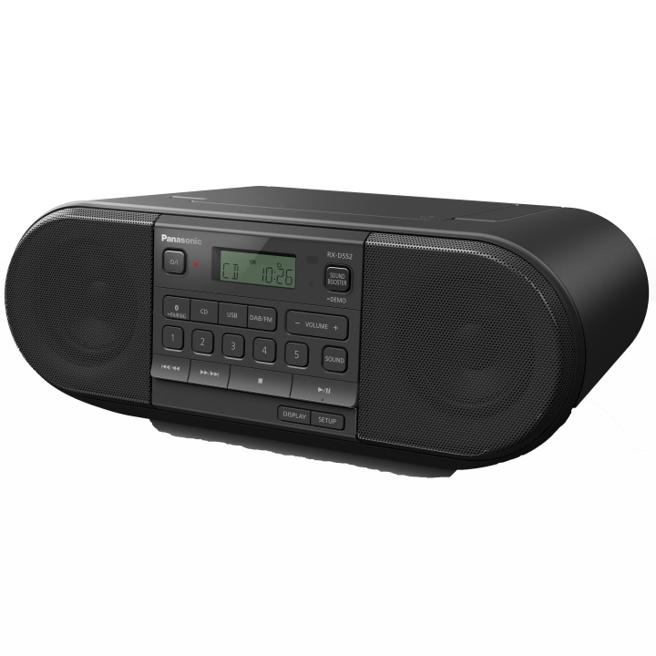 Panasonic Kraftfull radio med DAB+/FM,Bl i gruppen HJEMMEELEKTRONIK / Lyd & billede / Hjemmebiograf, HiFi & Bærbar / Radio og vækkeure / Radio hos TP E-commerce Nordic AB (A19185)