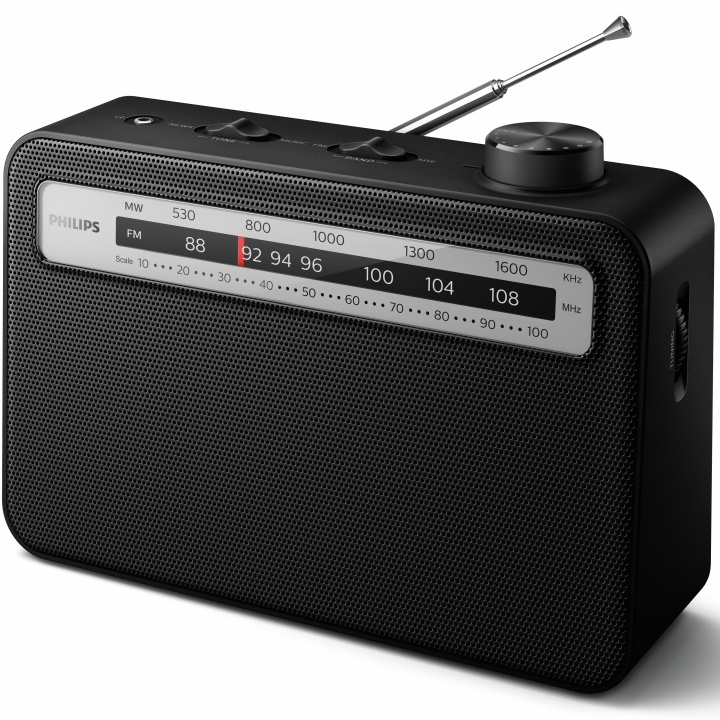 Philips Bärbar Radio Klassisk analog F i gruppen HJEMMEELEKTRONIK / Lyd & billede / Hjemmebiograf, HiFi & Bærbar / Radio og vækkeure / Radio hos TP E-commerce Nordic AB (A19206)