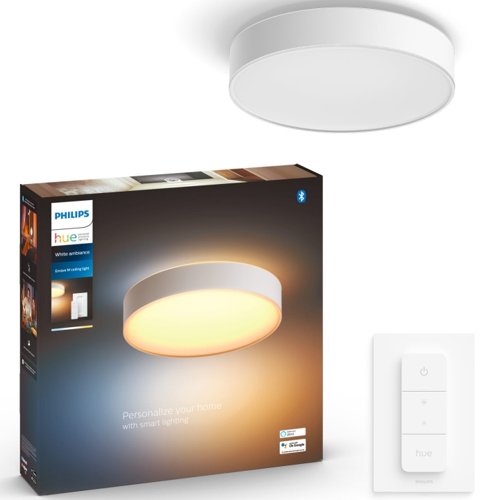 Philips Hue Enrave M Taklampa White Am i gruppen HJEM, HUS & HAVE / Smart hjem / Smart belysning hos TP E-commerce Nordic AB (A19233)