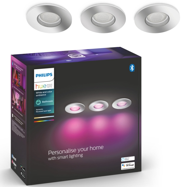Philips Hue Xamento Infälld spot Badru i gruppen HJEM, HUS & HAVE / Smart hjem / Smart belysning hos TP E-commerce Nordic AB (A19298)