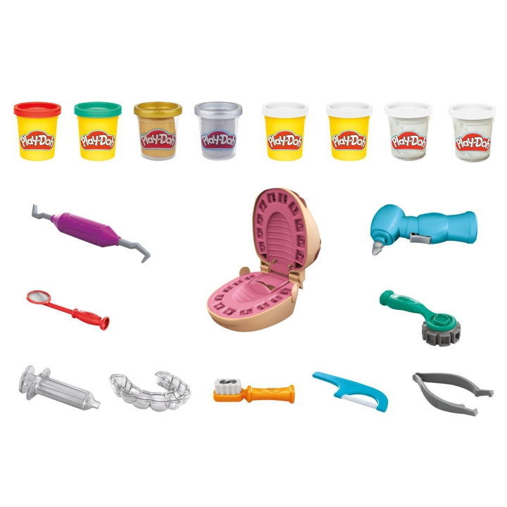 Play Doh Gold Fillin\' and Drillin\' i gruppen LEGETØJ, BØRN & BABY / Legetøj / Lege ler, lege sand og tilbehør hos TP E-commerce Nordic AB (A19332)