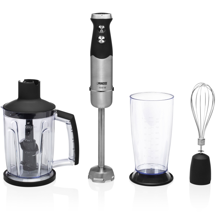 Princess Stavmixer set 1000W XL rostrit i gruppen HJEM, HUS & HAVE / Husholdningsapparater / Foodprocessor og køkkenassistenter / Stavblender hos TP E-commerce Nordic AB (A19356)