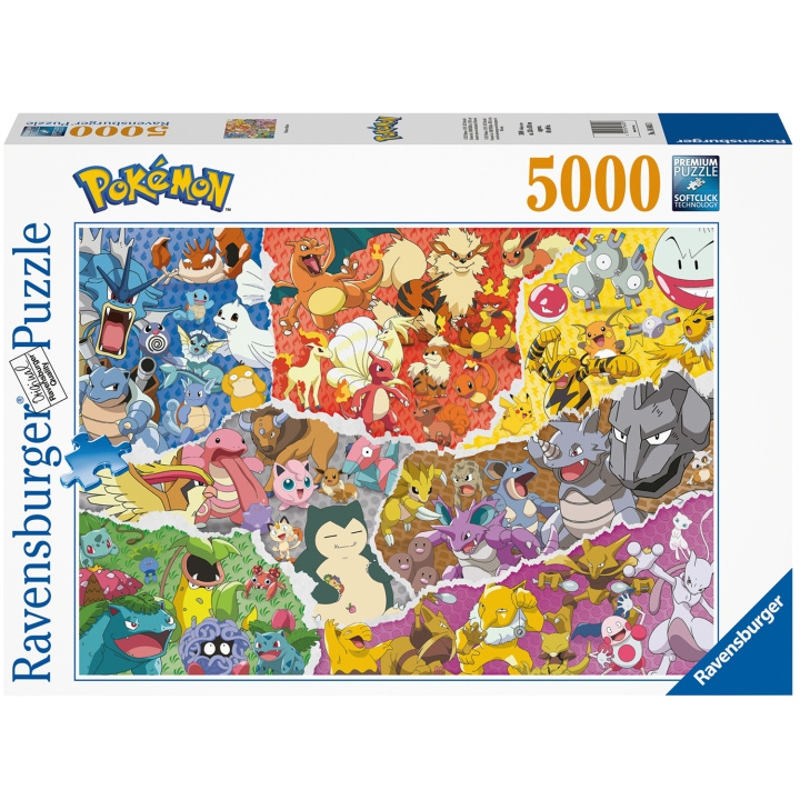Ravensburger Pokémon Allstars 5000p i gruppen SPORT, FRITID & HOBBY / Hobby / Puslespil hos TP E-commerce Nordic AB (A19367)