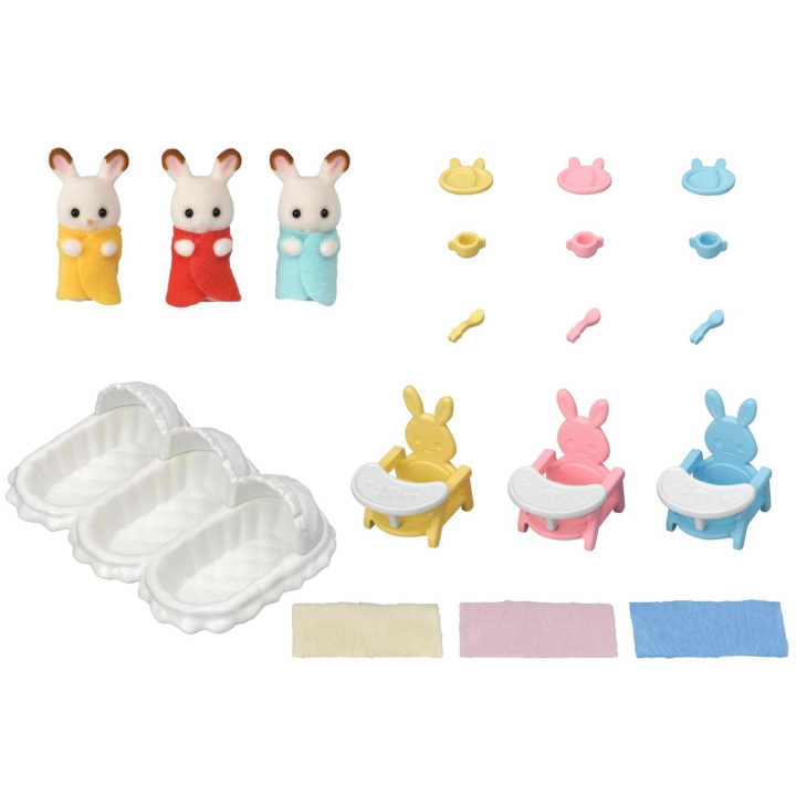 Sylvanian Families Triplets Care Set i gruppen LEGETØJ, BØRN & BABY / Legetøj / Docks og tilbehør hos TP E-commerce Nordic AB (A19505)