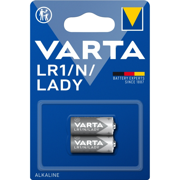 Varta LR1 / N / LADY 1,5V Alkaliskt i gruppen HJEMMEELEKTRONIK / Batterier og opladere / Batterier / Andet hos TP E-commerce Nordic AB (A19608)