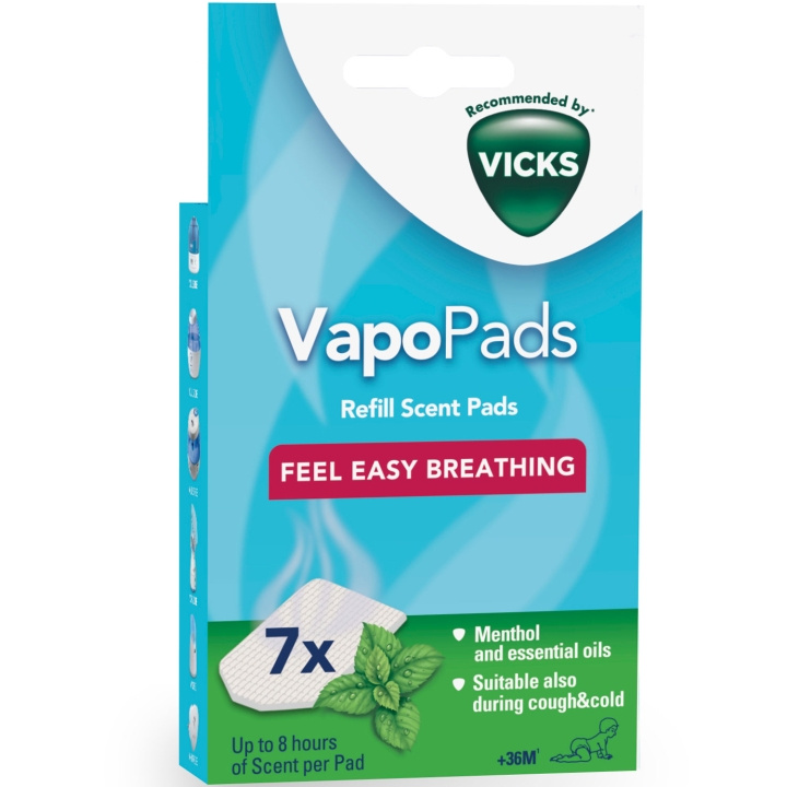 Vicks Pad Mentol VH7V1 i gruppen HJEM, HUS & HAVE / Ventilator & Klima apparater / Luftfriskere hos TP E-commerce Nordic AB (A19616)