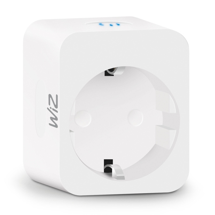 WiZ WiFi Smart Plug med energimätn i gruppen HJEM, HUS & HAVE / Smart hjem / Smart plugs hos TP E-commerce Nordic AB (A19621)