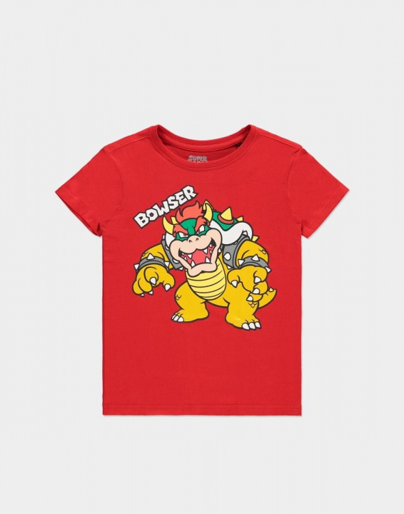 Bowser - T-Shirt barn 86/92 i gruppen HJEMMEELEKTRONIK / Spilkonsoller og tilbehør / Øvrige spil hos TP E-commerce Nordic AB (A19707)