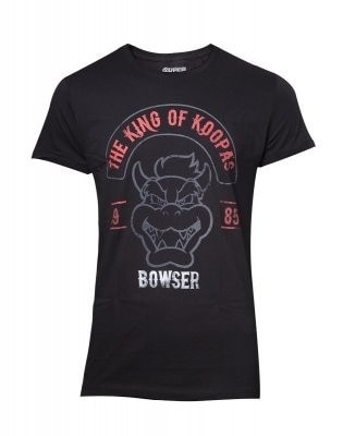 Bowser: The King of Koopa - T-Shirt, L i gruppen HJEMMEELEKTRONIK / Spilkonsoller og tilbehør / Øvrige spil hos TP E-commerce Nordic AB (A19710)