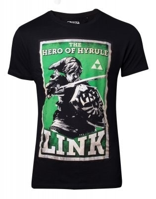Legenden om Zelda - Propaganda T-Shirt, XL i gruppen HJEMMEELEKTRONIK / Spilkonsoller og tilbehør / Øvrige spil hos TP E-commerce Nordic AB (A19747)