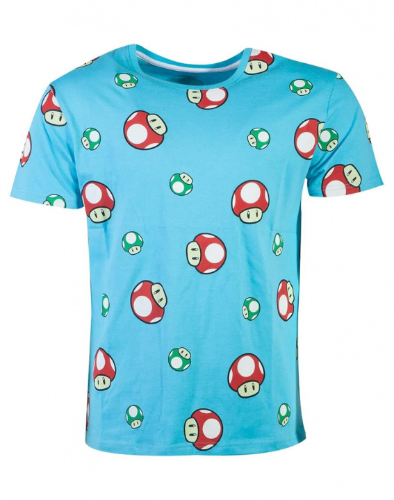 Difuzed Super Mario Toad AOP - T-Shirt, M i gruppen HJEMMEELEKTRONIK / Spilkonsoller og tilbehør / Øvrige spil hos TP E-commerce Nordic AB (A19768)
