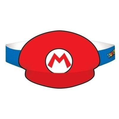 Partyhatte Super Mario 8 Pack i gruppen HJEMMEELEKTRONIK / Spilkonsoller og tilbehør / Øvrige spil hos TP E-commerce Nordic AB (A19789)