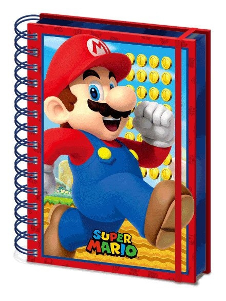 Super Mario - Anteckningsbok Med 3D Motiv i gruppen HJEMMEELEKTRONIK / Spilkonsoller og tilbehør / Øvrige spil hos TP E-commerce Nordic AB (A19829)