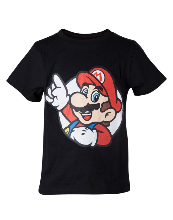 Super Mario - T-Shirt barn, 122/128 i gruppen HJEMMEELEKTRONIK / Spilkonsoller og tilbehør / Øvrige spil hos TP E-commerce Nordic AB (A19841)