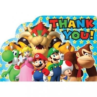 Tackkort Super Mario i gruppen HJEMMEELEKTRONIK / Spilkonsoller og tilbehør / Øvrige spil hos TP E-commerce Nordic AB (A19858)