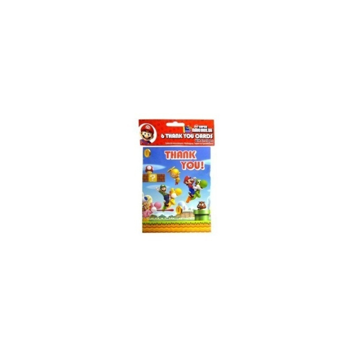 Takkekort Super Mario Brothers i gruppen HJEMMEELEKTRONIK / Spilkonsoller og tilbehør / Øvrige spil hos TP E-commerce Nordic AB (A19859)