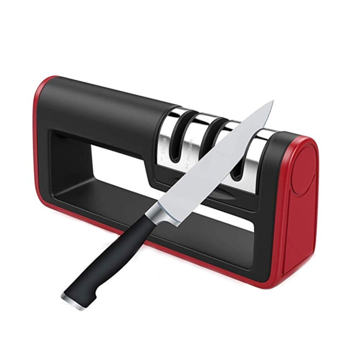 Herzberg 3-Stage Knife Sharpener i gruppen HJEM, HUS & HAVE / Køkkenredskaber / Køkkenknive & Knivslibemaskiner hos TP E-commerce Nordic AB (A20133)