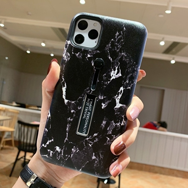 Moderigtigt etui med fingerholder - iPhone 11 Pro Max i gruppen SMARTPHONES & TABLETS / Mobil Beskyttelse / Apple / iPhone 11 Pro Max hos TP E-commerce Nordic AB (A20228)