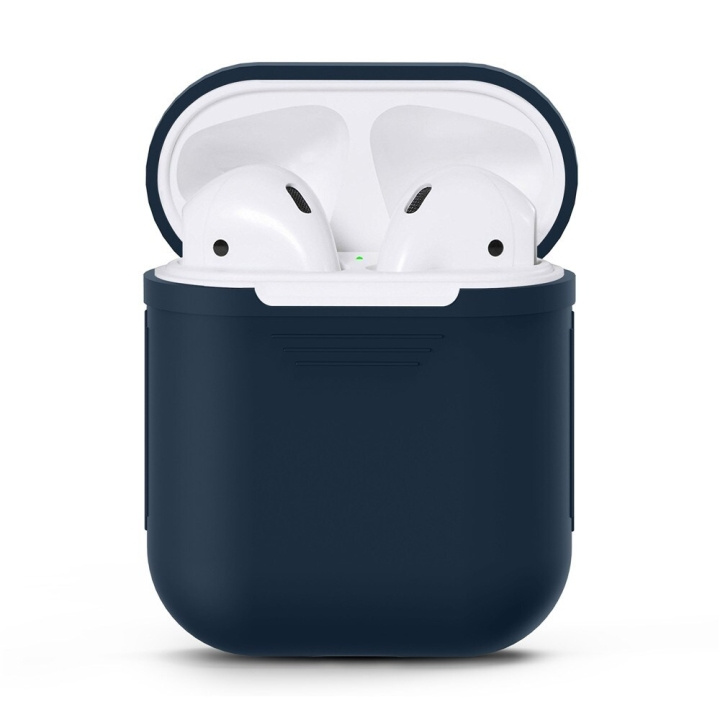 Beskyttelsesetui i silikone til Apple Airpods i gruppen HJEMMEELEKTRONIK / Lyd & billede / Hovedtelefoner & Tilbehør / Tilbehør hos TP E-commerce Nordic AB (A20336)