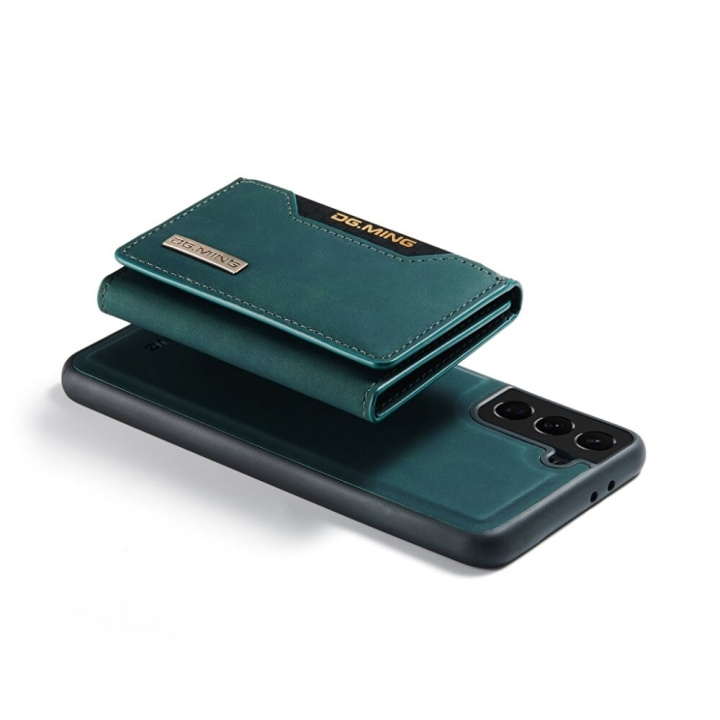 Skal till Samsung S21 Plus med avtagbar plånbok, Grön i gruppen SMARTPHONES & TABLETS / Mobil Beskyttelse / Samsung hos TP E-commerce Nordic AB (A20454)