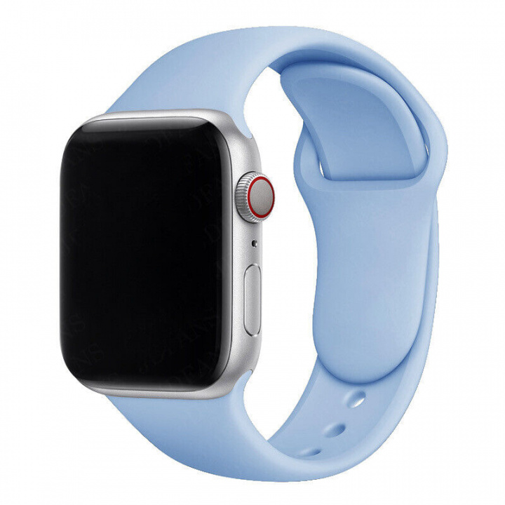 Silikonarmband till Apple Watch 38/40mm, Himmelsblå i gruppen SMARTPHONES & TABLETS / Træning, hjem og fritid / Apple Watch & Tilbehør / Tilbehør hos TP E-commerce Nordic AB (A20537)