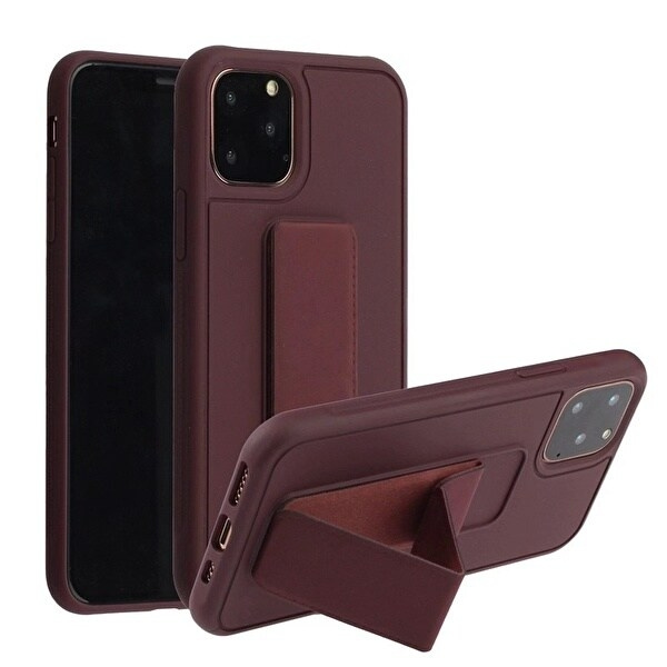 Silikoneetui med stativ til iPhone 11 Pro Max i gruppen SMARTPHONES & TABLETS / Mobil Beskyttelse / Apple / iPhone 11 Pro Max hos TP E-commerce Nordic AB (A20704)