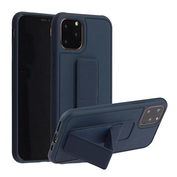 Silikoneetui med stativ til iPhone 11 Pro Max i gruppen SMARTPHONES & TABLETS / Mobil Beskyttelse / Apple / iPhone 11 Pro Max hos TP E-commerce Nordic AB (A20705)