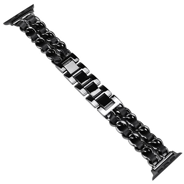 Stilfuldt metalarmbånd til Apple Watch 42/44/45mm i gruppen SMARTPHONES & TABLETS / Træning, hjem og fritid / Apple Watch & Tilbehør / Tilbehør hos TP E-commerce Nordic AB (A20824)