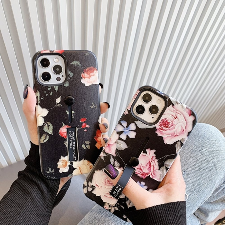 Moderigtigt etui med fingerholder - iPhone 12 Pro Max i gruppen SMARTPHONES & TABLETS / Mobil Beskyttelse / Apple / iPhone 12 Pro hos TP E-commerce Nordic AB (A20851)