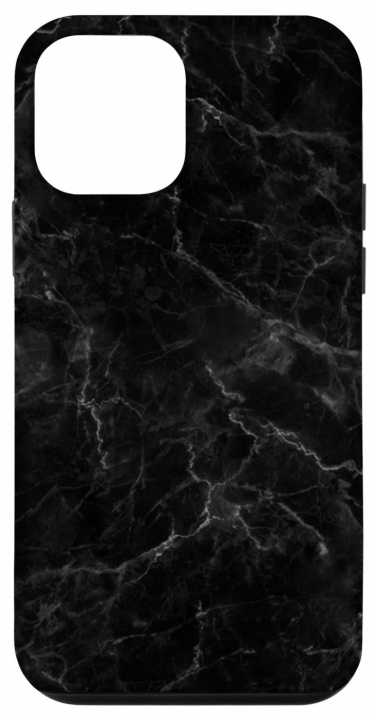 Abstrakt marmor-etui til iPhone 12 Mini, sort i gruppen SMARTPHONES & TABLETS / Mobil Beskyttelse / Apple / iPhone 12 Mini / Cover hos TP E-commerce Nordic AB (A20856)