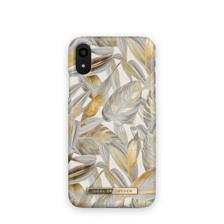 iDeal Of Sweden Mobiletui Platinum Leaves til iPhone XR i gruppen SMARTPHONES & TABLETS / Mobil Beskyttelse / Apple / iPhone XR hos TP E-commerce Nordic AB (A21022)