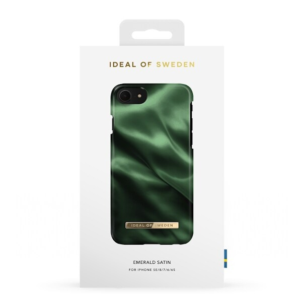 iDeal-etui til iPhone 6/6S/7/8/SE2020 Emerald Satin i gruppen SMARTPHONES & TABLETS / Mobil Beskyttelse / Apple / iPhone 8 hos TP E-commerce Nordic AB (A21026)